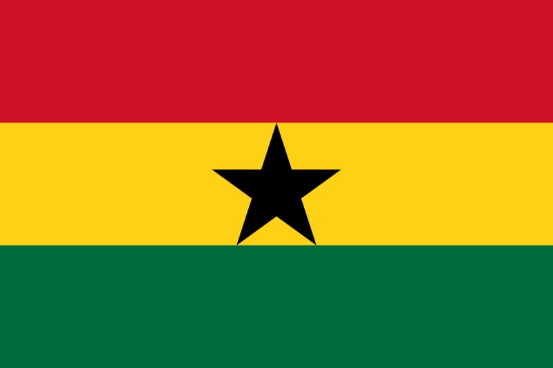 Ghana on map