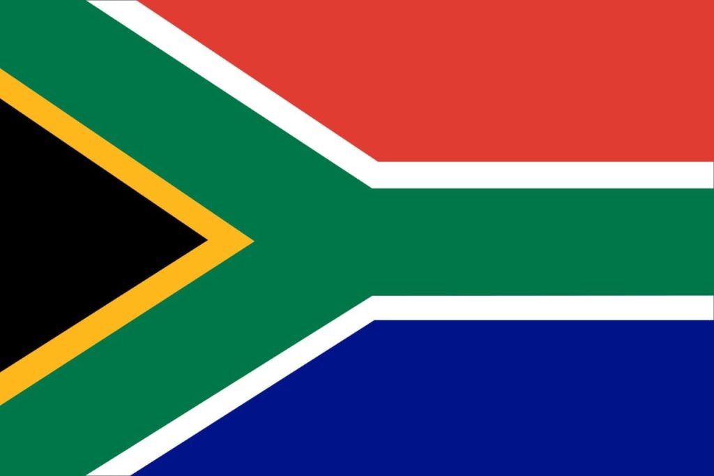 South Africa on map