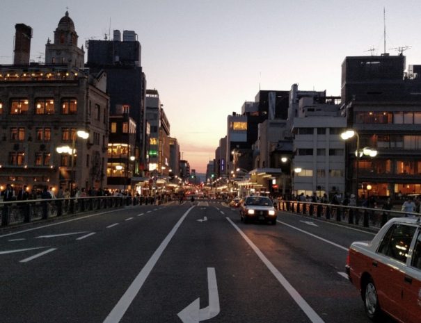 Night Walk in Japan