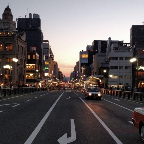 Night Walk in Japan